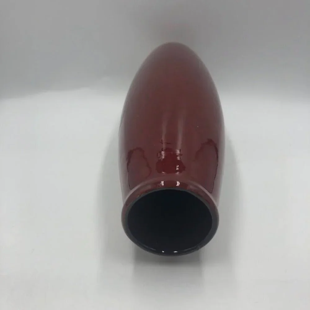 AMANO Made in Germany Scheurich RARE Red Oxblood Vase Pier 1 Imports Décor